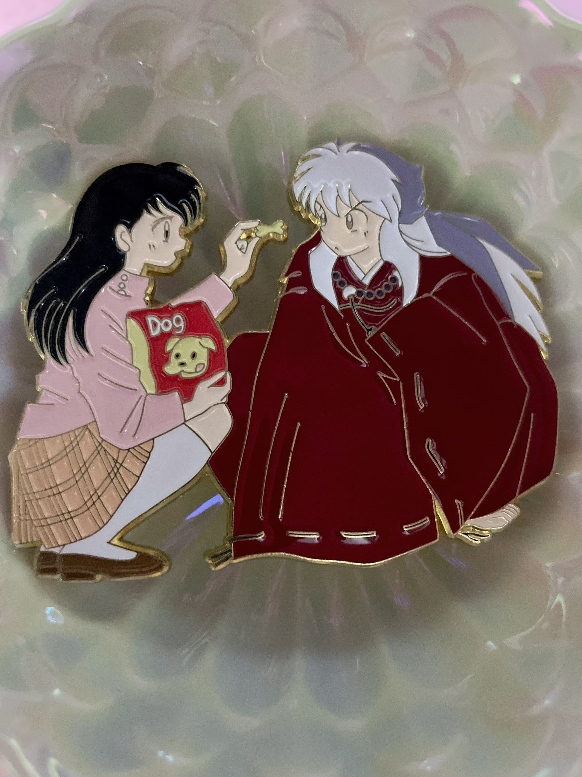 Inuyasha and  Kagome  Enamel Pins