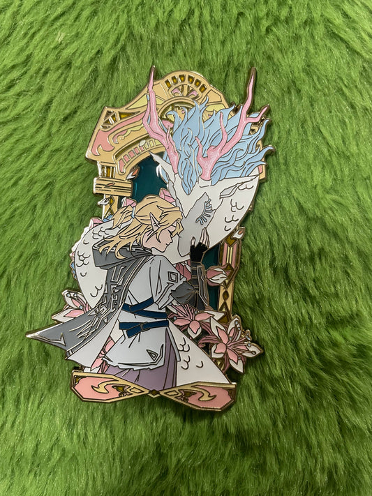 Legend of Zelda and link  hard enamel Pin– Limited Edition Collector's Item
