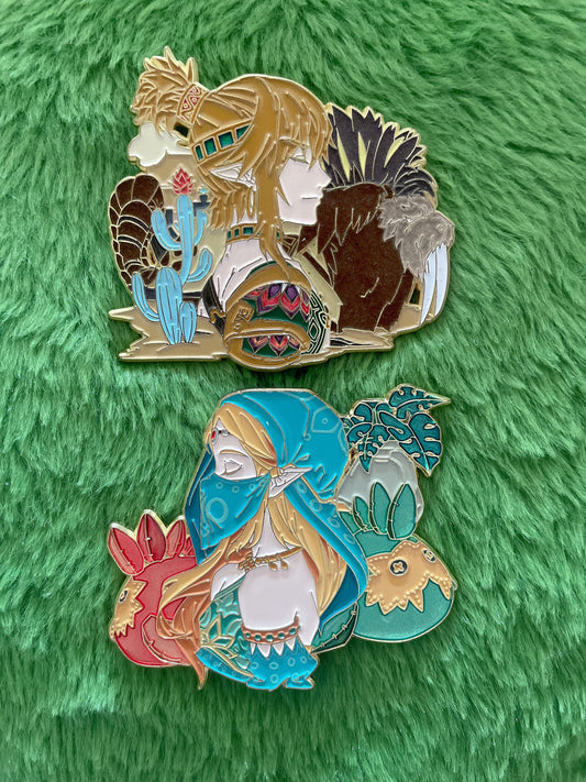 Legend of Zelda soft enamel Pins(2pcs)– Limited Edition Collector's Item