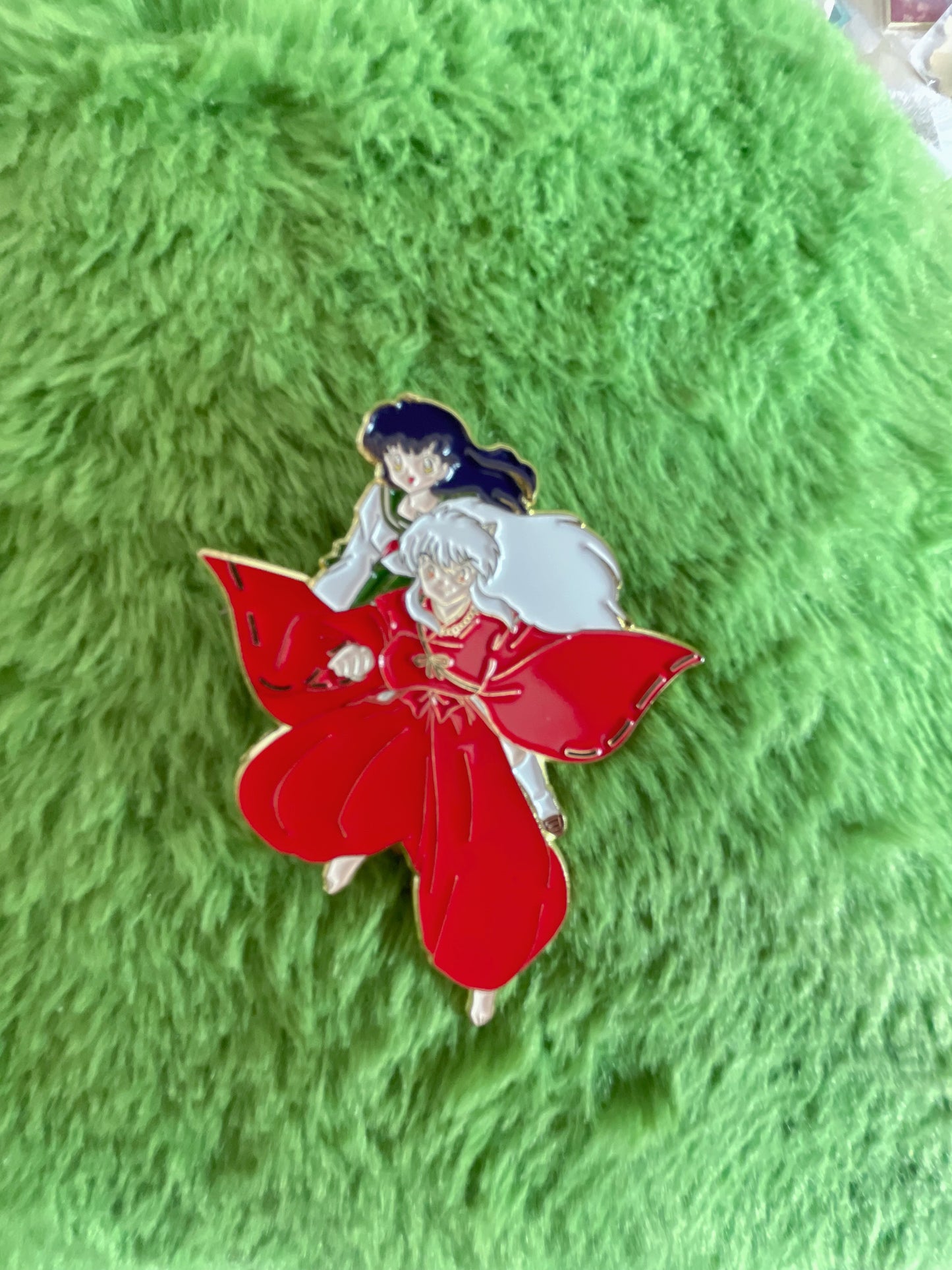 kagome and inuyasha  Enamel Pin– Inuyasha Anime Enamel Pin | Limited Edition Collectible
