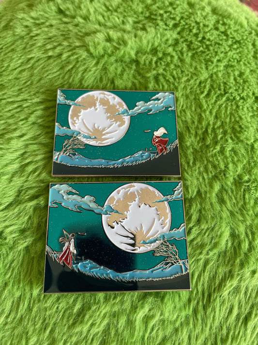 kikyo and inuyasha Enamel Pins(2pcs)– Inuyasha Anime Enamel Pin | Limited Edition Collectible