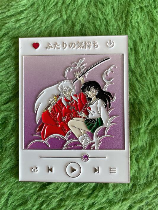 Kikyo and inuyasha Enamel Pins– Inuyasha Anime Enamel Pin | Limited Edition Collectible