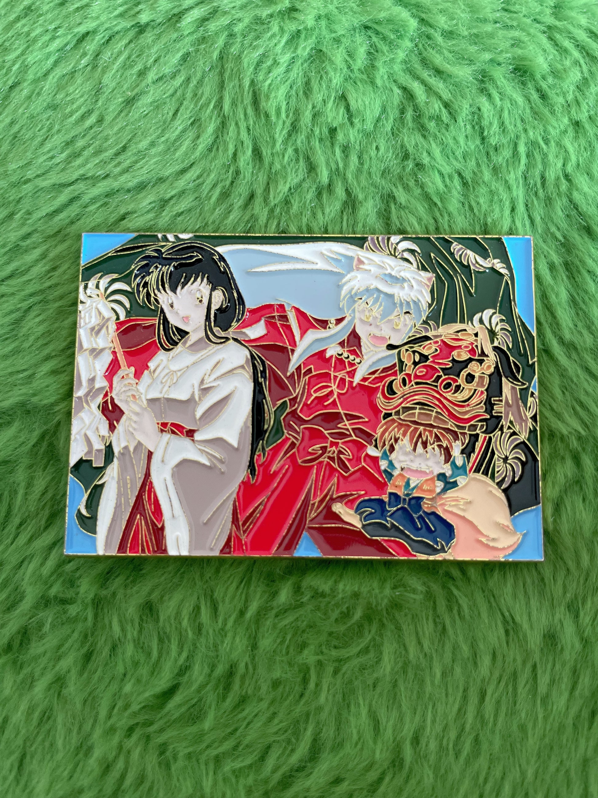 Kikyo and inuyasha  Enamel Pins