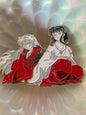 kikyo and inuyasha Enamel Pin– Inuyasha Anime Enamel Pin | Limited Edition Collectible
