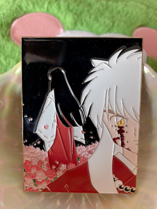 kikyo and inuyasha  Enamel Pin– Inuyasha Anime Enamel Pin | Limited Edition Collectible