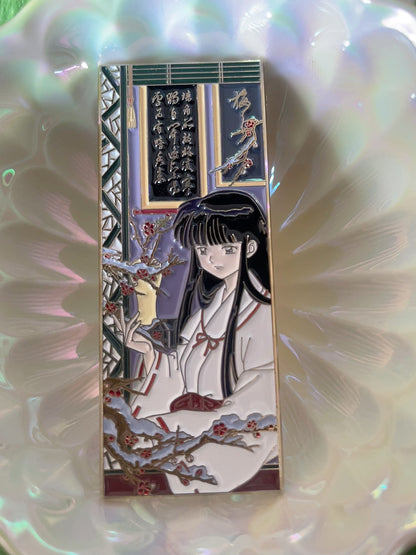 kikyo Enamel Pin– Inuyasha Anime Enamel Pin | Limited Edition Collectible