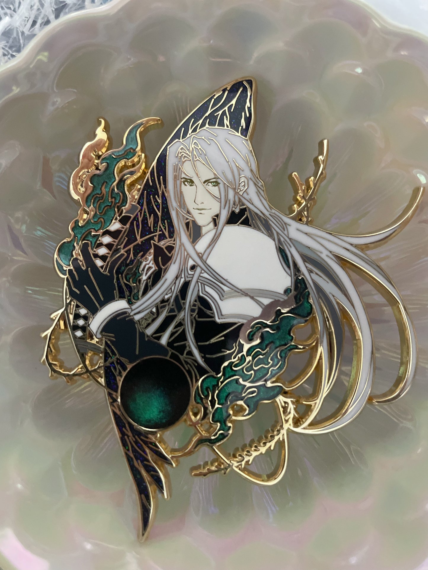 (reserved for AJ)Final Fantasy VII Sephiroth hard  Enamel Pin | Limited Edition Collectible