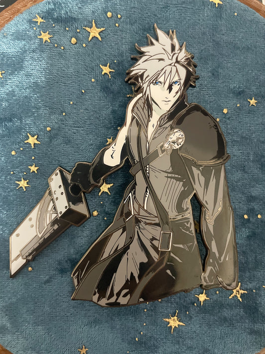 Final Fantasy VII Cloud, hard  Enamel Pin | Limited Edition Collectible