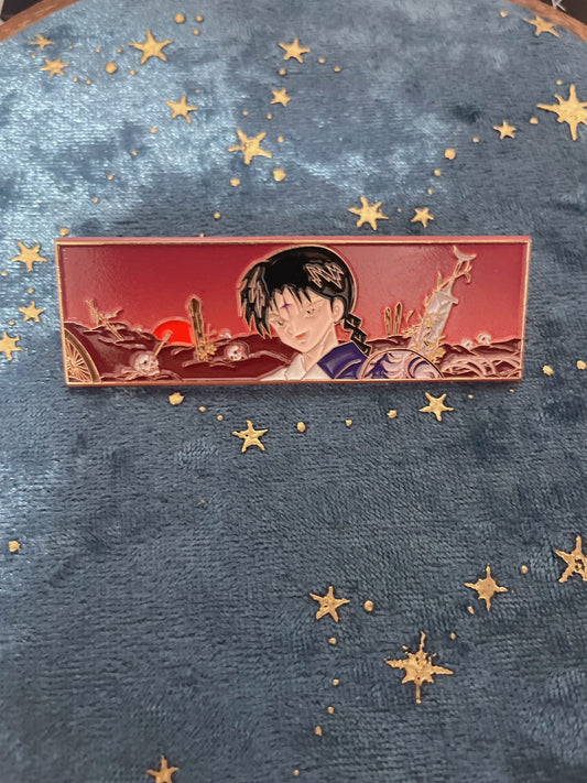 Bankotsu Enamel Pin | Inuyasha Anime Character Pin | Limited Fan-Made Collectible