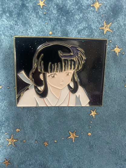 Inuyasha kikyo  Enamel Pin – Rare Limited Edition for Collectors