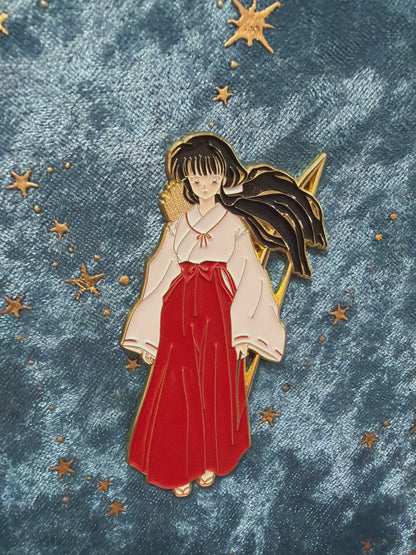 Inuyasha kikyo  Enamel Pin – Rare Limited Edition for Collectors