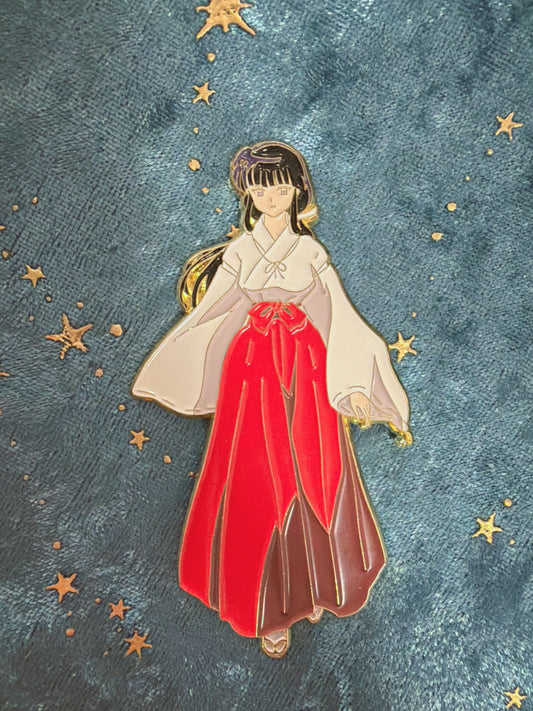 Inuyasha kikyo  Enamel Pin – Rare Limited Edition for Collectors
