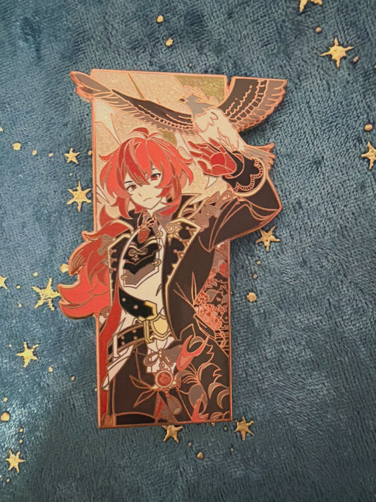 Genshin Impact Inspired Hard Enamel Collector Pin