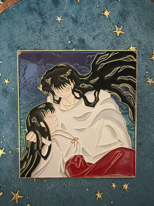 kikyo Enamel Pin– Inuyasha Anime Enamel Pin | Limited Edition Collectible