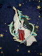 kikyo Enamel Pin– Inuyasha Anime Enamel Pin | Limited Edition Collectible