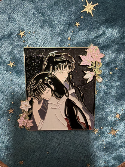 Naraku  and kikyo Enamel Pin | Inuyasha Anime Pin | Limited Fan-Made Collectible
