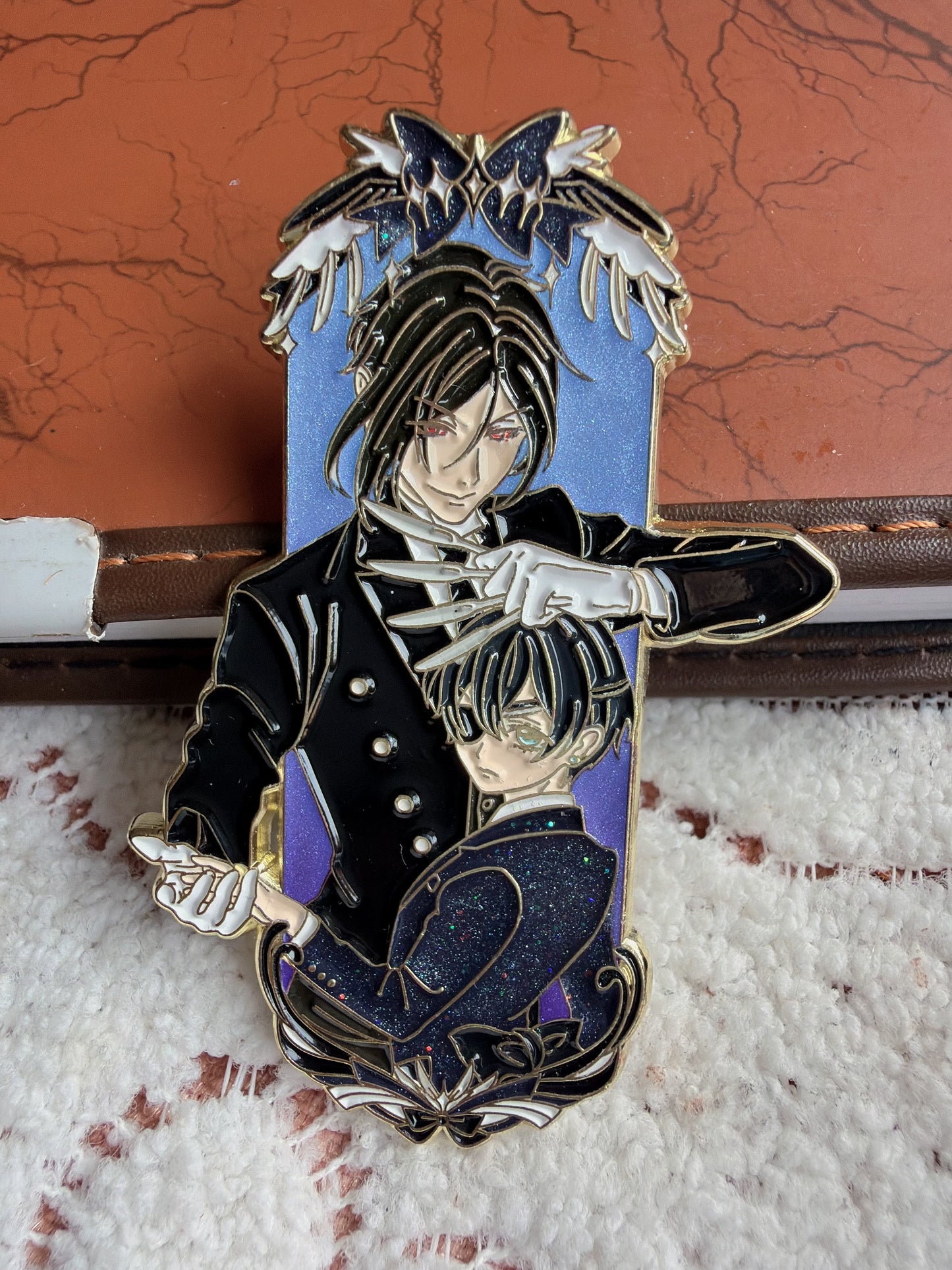 Black Butler enamel pin