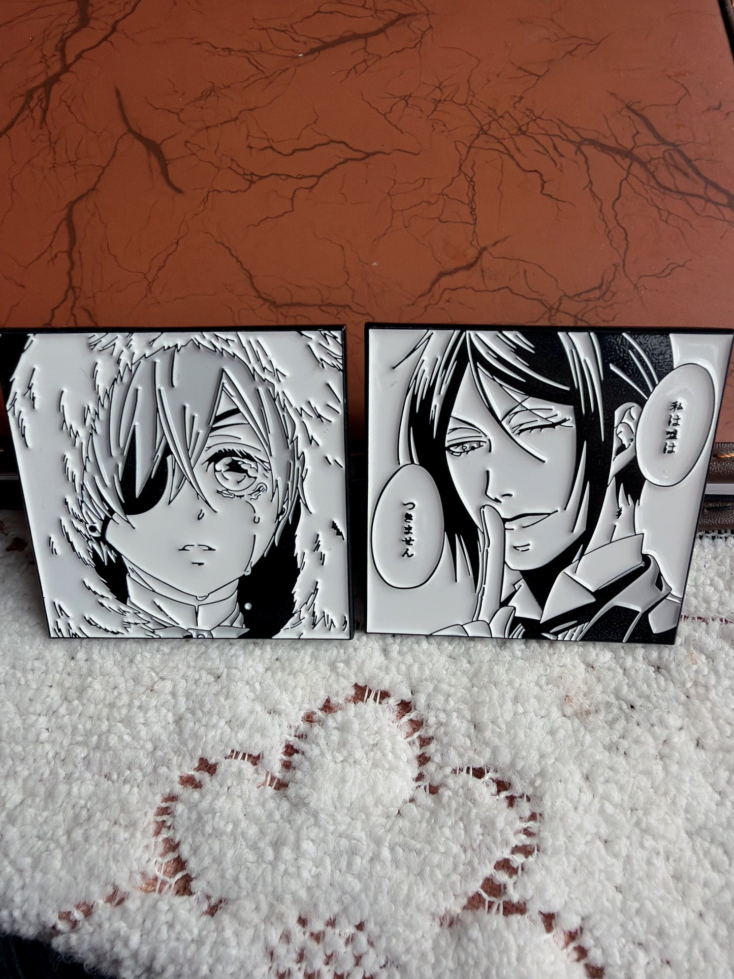 Black Butler enamel pins(2pcs)