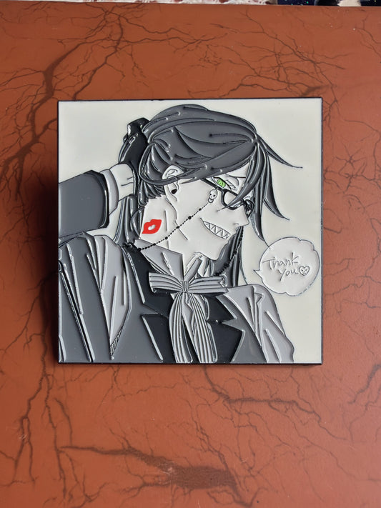 Black Butler enamel pin