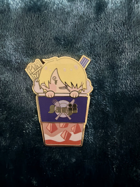 One Piece Enamel Pin – Luffy Zoro Anime Pin