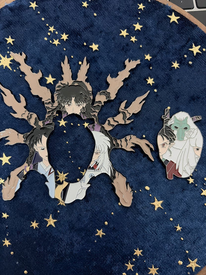 Naraku   Enamel Pins(2pcs) | Inuyasha Anime Pin | Retired design