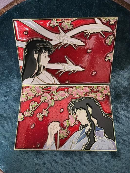 Naraku and kikyo Enamel Pins | Inuyasha Anime Pin
