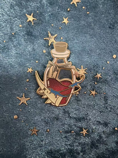 Brand New-Legend of Zelda Potion Bottle hard  enamel Pins