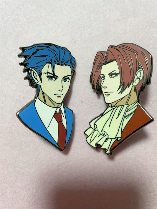 Ace Attorney pins(2pcs)
