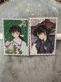 Inuyasha and kikyo  Enamel Pins(2pcs)– Rare Limited Edition for Collector