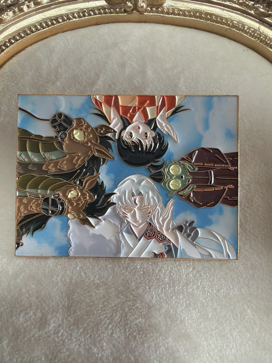 Sesshomaru and Rin soft  enamel Pin – Inuyasha Rare Limited Edition for Collectors