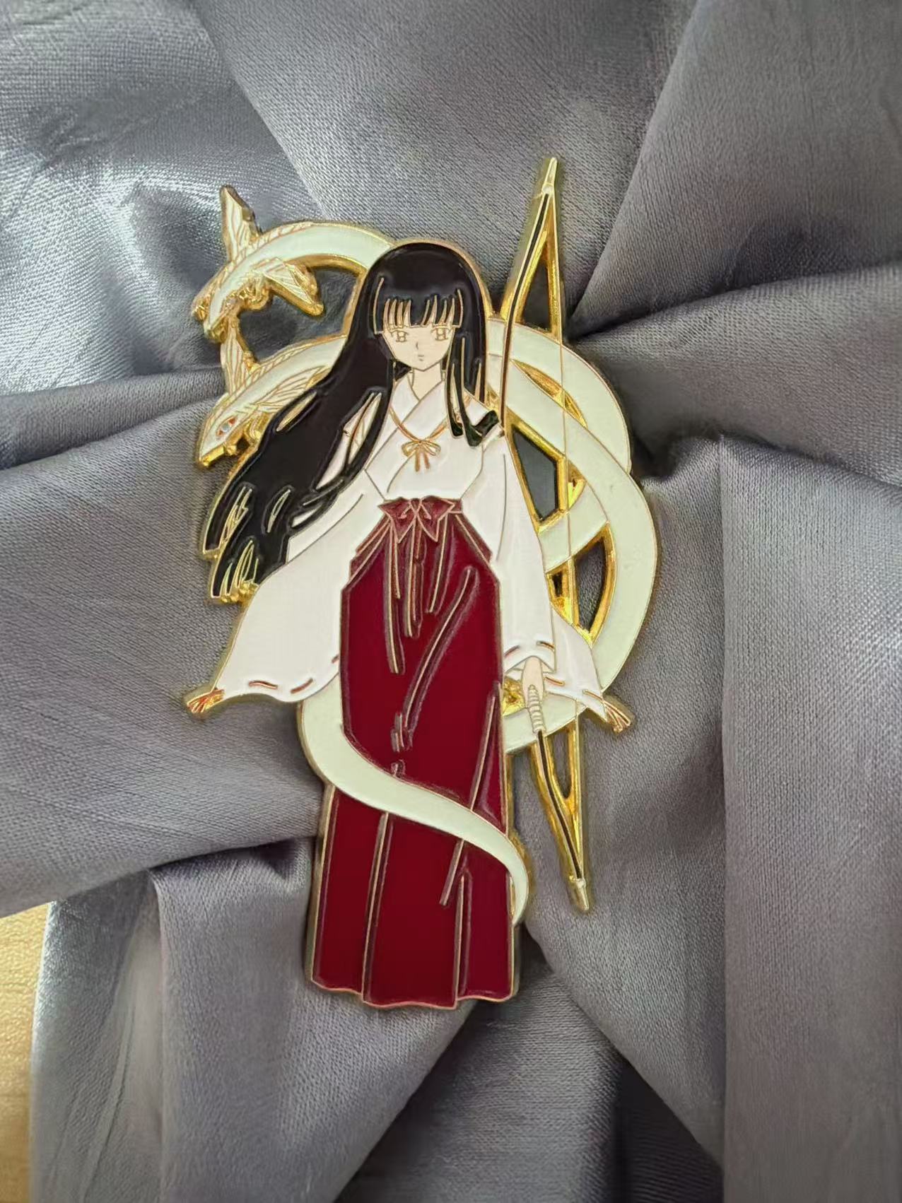 Inuyasha kikyo  enamel Pins – Rare Limited Edition for Collectors