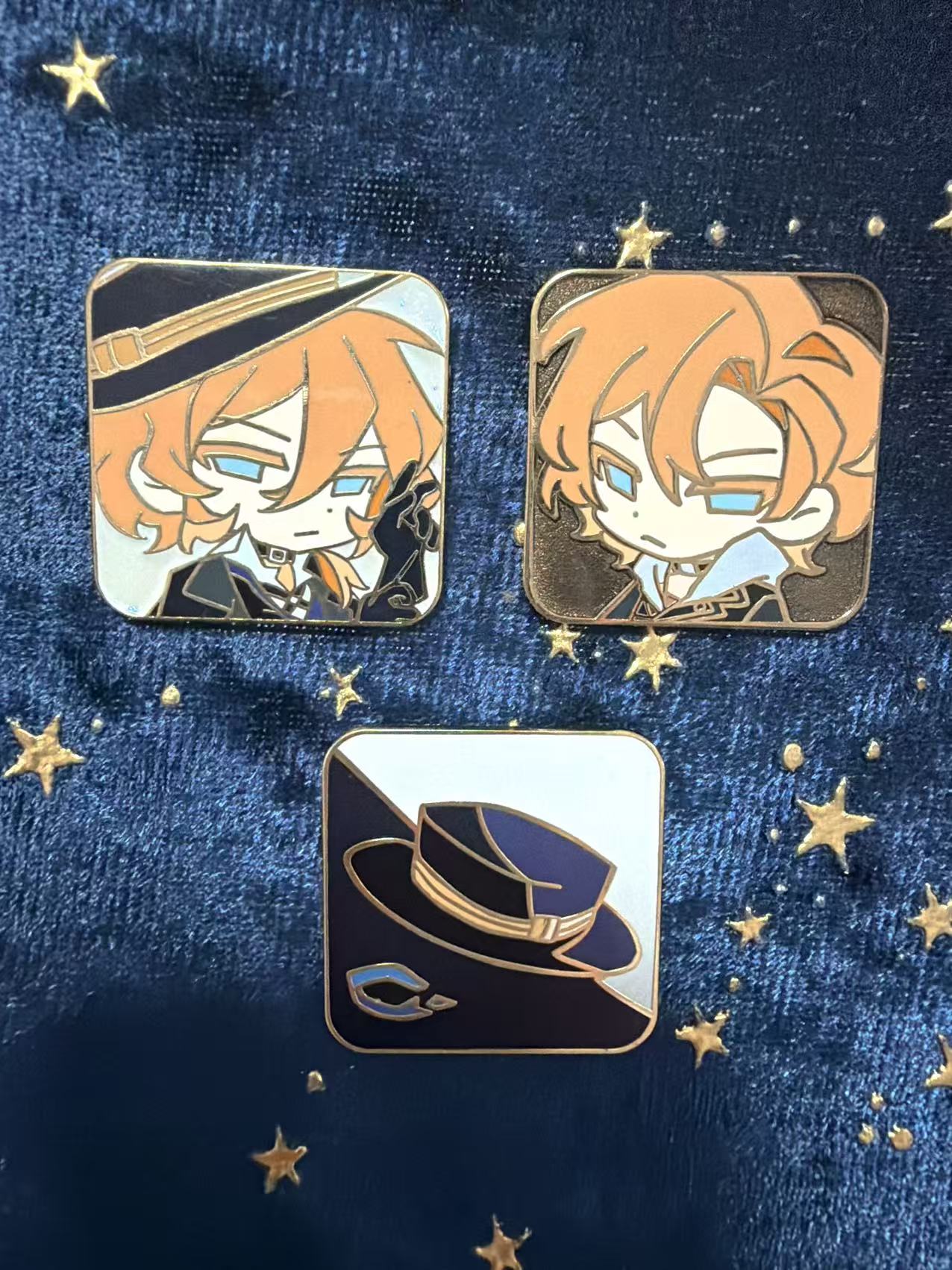 Bungo Stray Dogs pins （3pcs）
