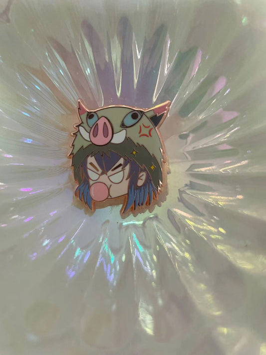 Demon Slayer Enamel Pins – Tanjiro, Nezuko, Zenitsu & Inosuke | Anime Collector Pins