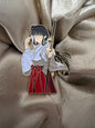 Inuyasha and kikyo enamel Pins – Rare Limited Edition for Collectors