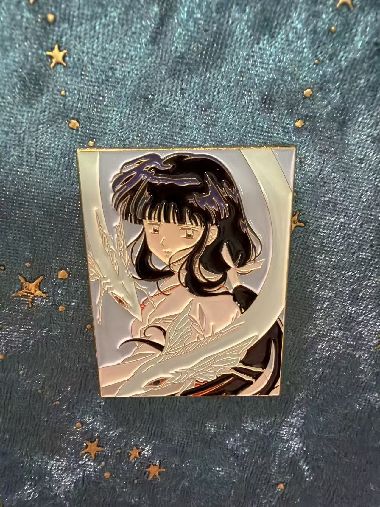 Inuyasha  Kikyo Enamel Pin – Rare Limited Edition for Collectors