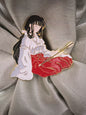 kikyo  soft  enamel Pin | Inuyasha Anime Pin