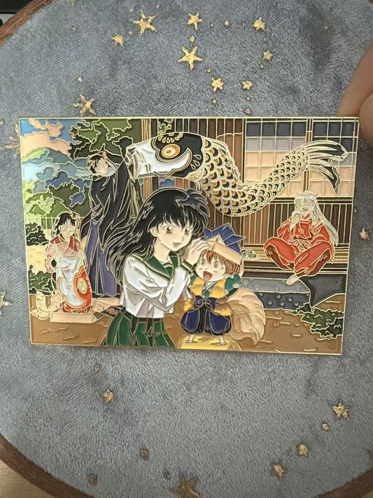 Inuyasha and kikyo  Enamel Pin – Rare Limited Edition for Collector