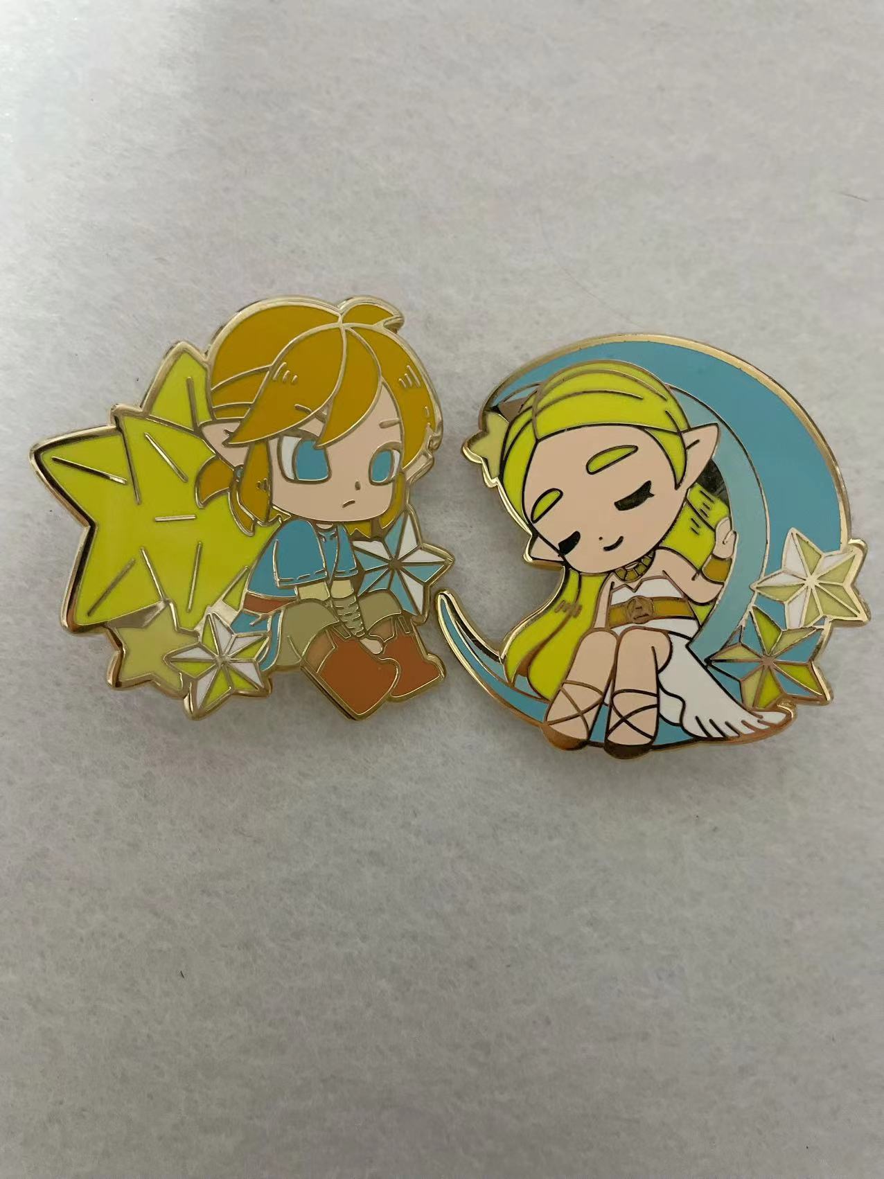 Zelda Enamel Pins(2pcs) – Limited Edition Collector's Item