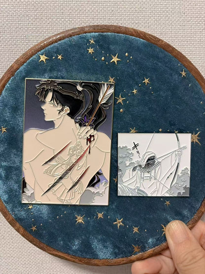 No reprint-inuyasha Naraku Enamel Pins(2pcs) – Rare Limited Edition for Collectors