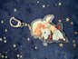Zelda and link Acrylic Keychain