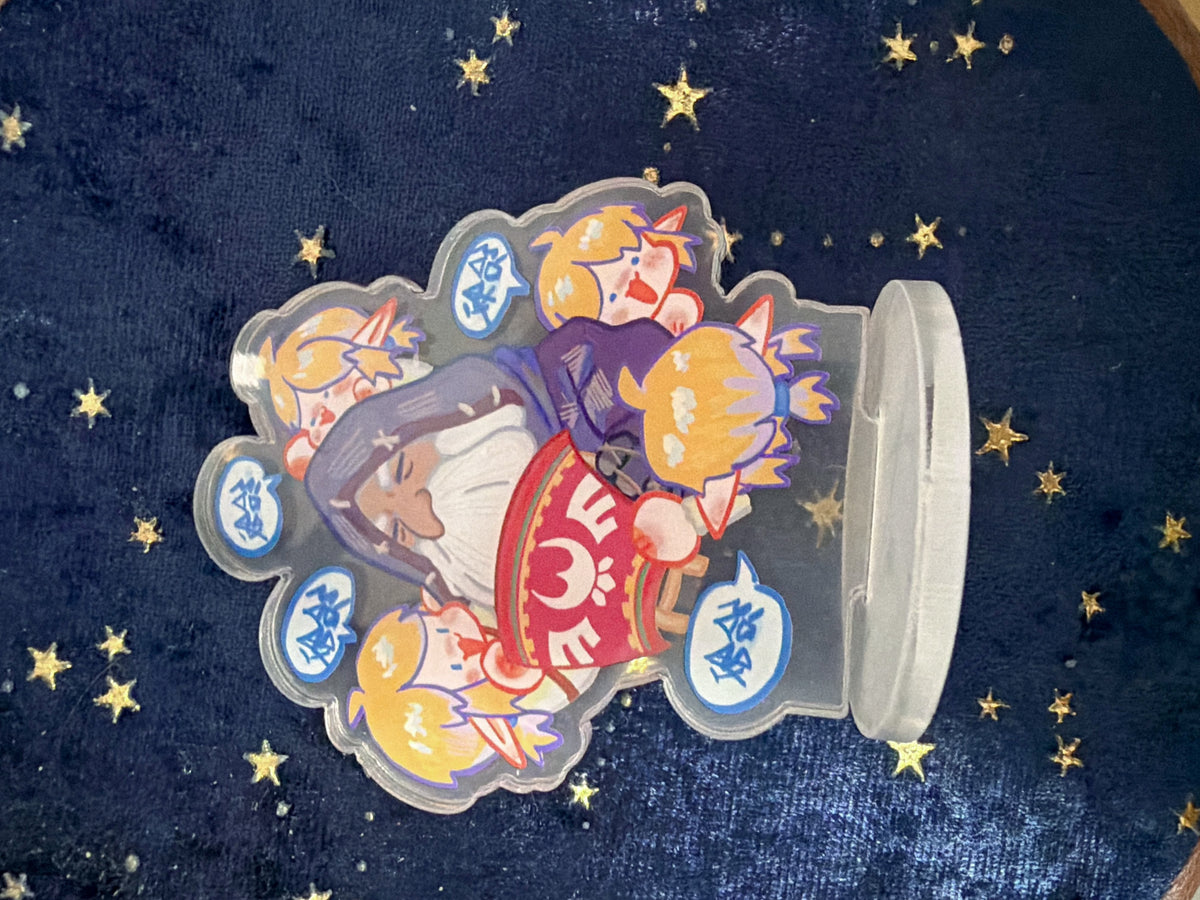 Zelda and link Acrylic Standee