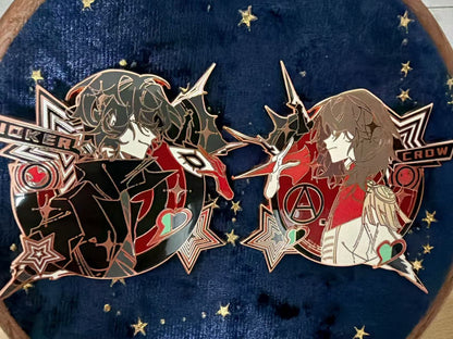 persona5  hard enamel pins(2pcs)