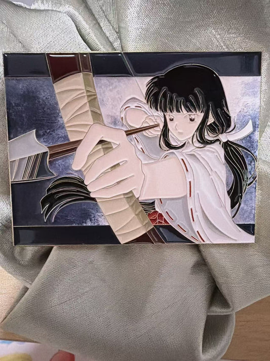 kikyo soft  enamel Pin | Inuyasha Anime Pin