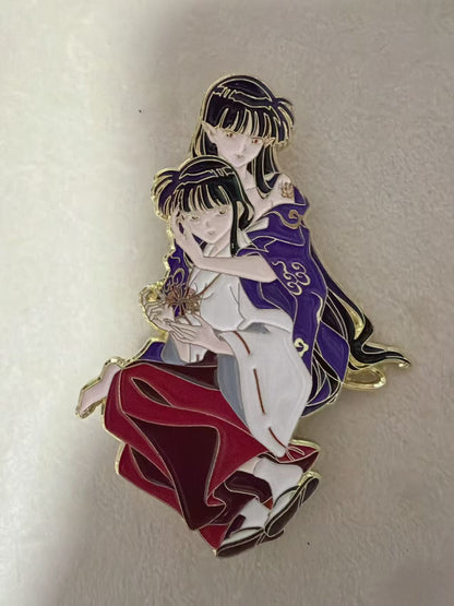 Inuyasha- kikyo and Kagura Enamel Pin – Rare Limited Edition for Collector