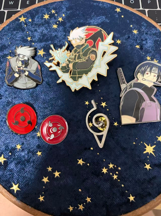 Kakashi’s  hard enamel pins