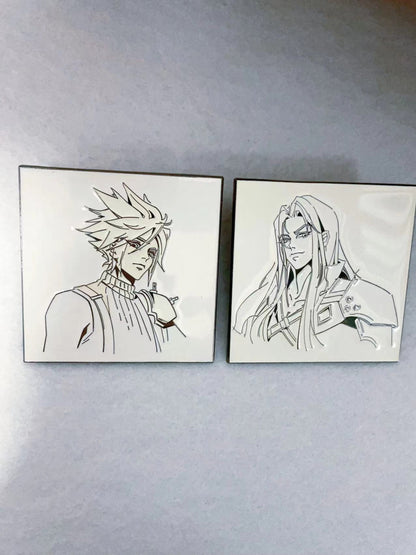 Final Fantasy VII Sephiroth & Cloud hard  Enamel Pin | Limited Edition Collectible