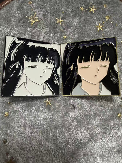 Inuyasha kikyo  enamel Pins(2pcs) – Rare Limited Edition for Collectors