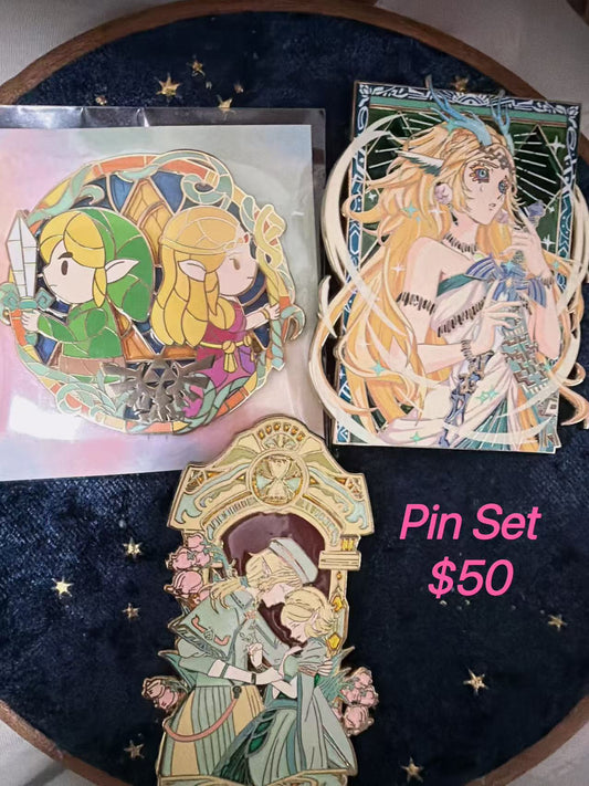 The Legend of Zelda pins(3pcs)