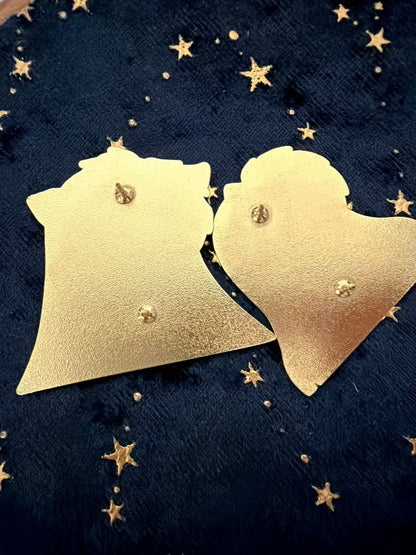 Inuyasha and kagome  Enamel Pins(2pcs) – Rare Limited Edition for Collectors