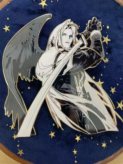 Final Fantasy VII Sephiroth hard  Enamel Pin | Limited Edition Collectible